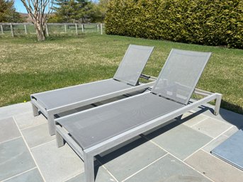 UPDATED: Two Restoration Hardware Chaise Lounge Chairs