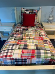 Pottery Barn Twin Comforter Shams With Tommy Hilfiger Sheet Set