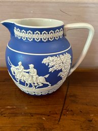 Wedgwood Copeland Spode Antique Blue Pitcher