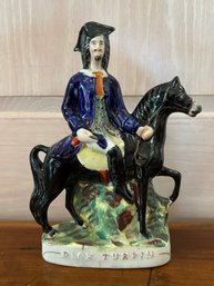 Staffordshire Pottery Figure Of Dick Turpin