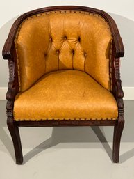 Leather Swan Chair