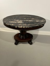 Oval Marble Top Table