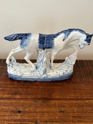 Porcelain Horse Figurine