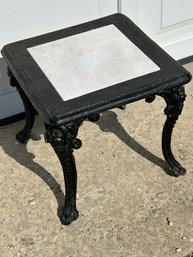 Iron And Marble Table