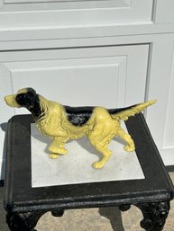 Cast Iron Retriever Dog Door Stop Statue