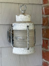 Pair Of Small Lantern Outdoor Sconces