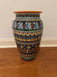 Large Ceramic Italian Floor Vase