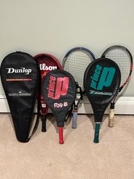 Lot Of 6 Tennis Rackets