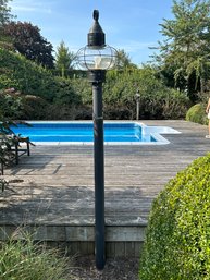 Pair Of Outdoor Lamp Posts (1of2 Lots)