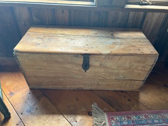 Antique Pine Trunk From South Africa