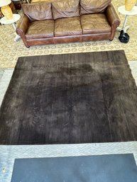 Brown Wool Rug 8x10