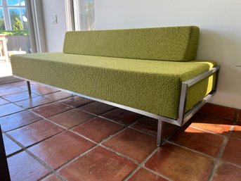 Lot #1 Of 2 Modern Green Sofa By Inspiron NYC