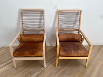 Pair Of Bonacina Astoria HB Lounge Chairs By Franco Bizzozero