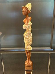 Wooden Carving Of Woman