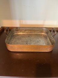 William & Sonoma Copper Baking Pan 16x12x3