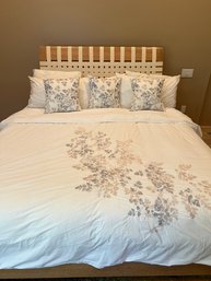 Margaret Muir Embroidered Queen Duvet Cover Linen Set