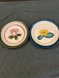 2 Stangl Pottery Appetizer Plates