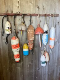 Lot Of 14 Buoys (1 Of 2)