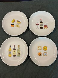 4 Nancy Green Snack Plates