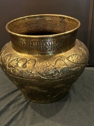 Gold Egyptian Themed Planter