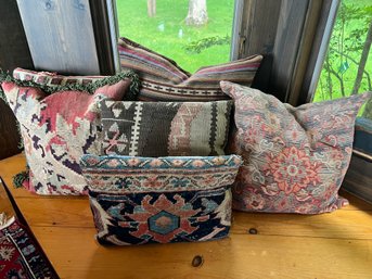 Lot Of Kilim Pillows (#1 Of 2)