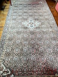 Antique Hand Knotted Rug 5x10.5'