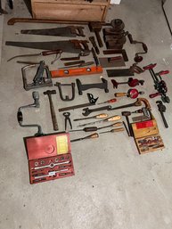 Lot Of Vintage And Antique Tools
