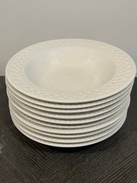 10 Strawberry Street White Bowls