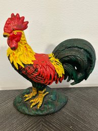 Cast Iron Rooster Door Stop