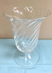 Asprey London Swirl Glass Vase