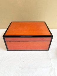 Pacific Connections Lacquered Wood Decorative Box W Lid