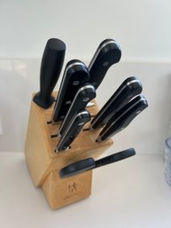 9pc J. A. Henckels Knife Set