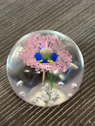 Hand Blown Glass Paperweight