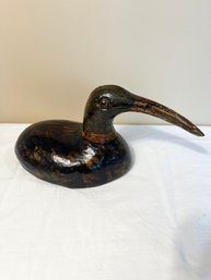 Glazed Wooden Shore Bird