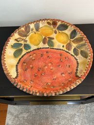 Large Italian Ceramic Plate