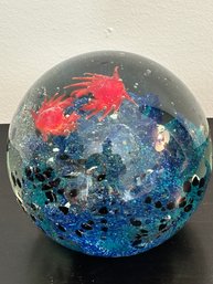 Handblown Art Glass Paper Weight