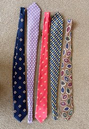 Lot Of 5 Paul Stuart Ties (1 Of 3)