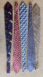 Lot Of 5 Paul Stuart Ties (3 Of 3)