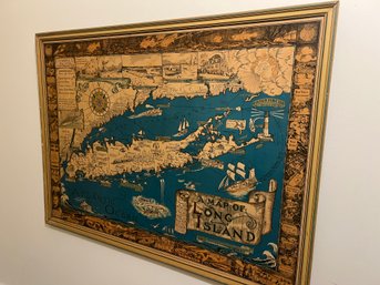 Vintage Long Island Map Print