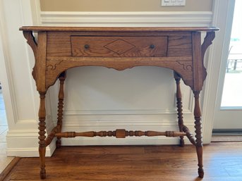 Antique Oak Console Table