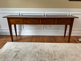 Four Drawer Console Table