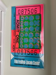 Vintage Andy Warhol Lincoln Center Ticket Posters