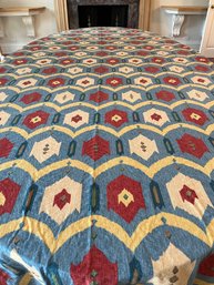 Custom Multicolor Southwestern Pattern Oblong Tablecloth