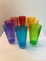 7 Multicolored Large Plastic Cups