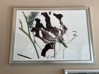 Large Floral Print Signed 1/9