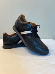 Bally Aston NZ OH Size 9 Black With White Stripe