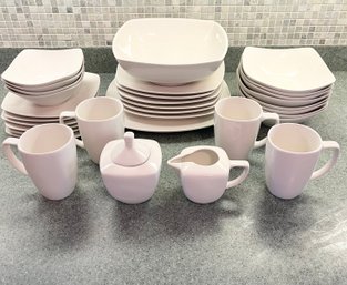 Set Of Gibson Home White Dishes