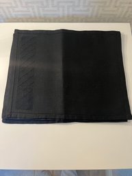 Set Of 8 Black Placemats