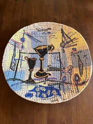 Paper Mache Decorative Plate