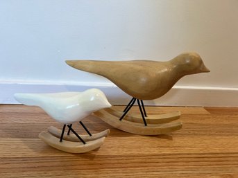 West Elm Pair Of Rocking Birds